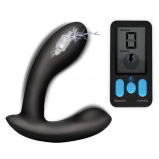 E-Stim Pro Silicone Prostate Vibe with Remote