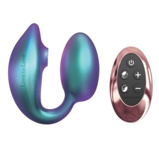 Love to Love - Wonderlover Dual Stimulator - Iridescent Turquoise
