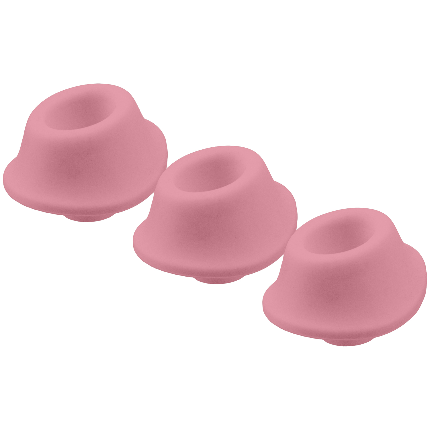 Womanizer Pink Replacement Heads 3 Pack Medium - Pink